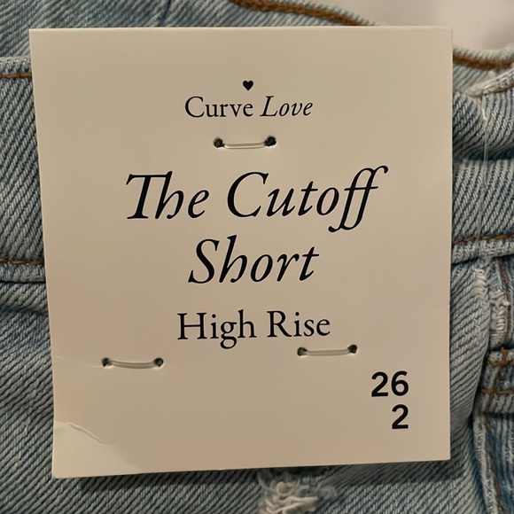 NWT Abercrombie and Fitch Jean curve love shorts, high rise! - Picture 4 of 5